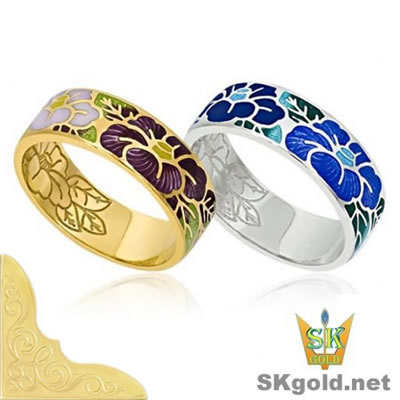 SKgold Master Ювелирная Мастерская в Киеве Нанесение ювелирной эмали на украшение